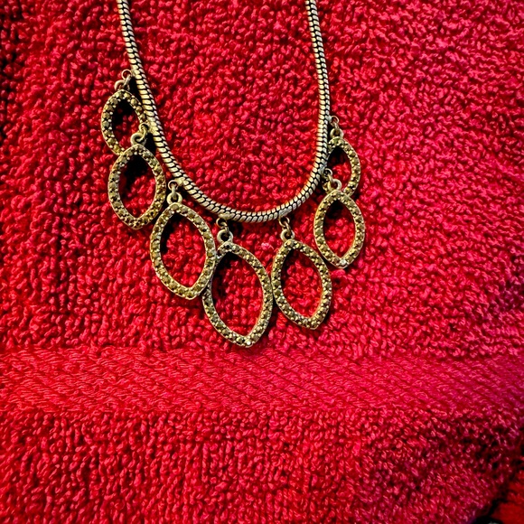 Lucky Brand 20 “ gold/bronze tone marcasite necklace - Picture 3 of 4